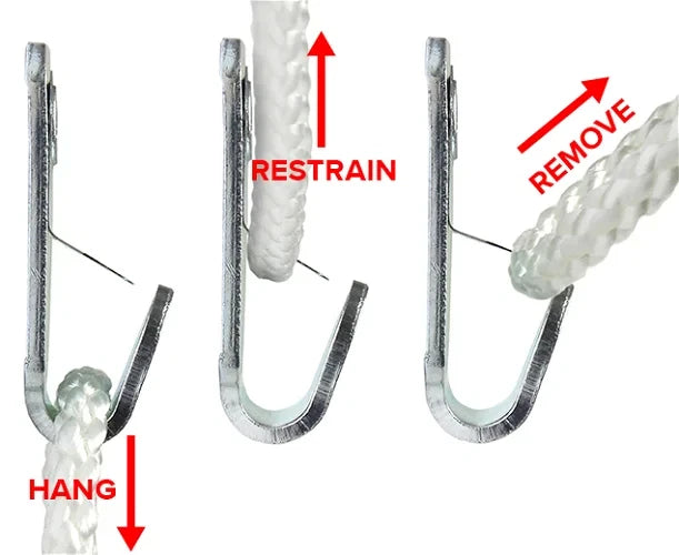 Heavy Duty Steel Safety Picture Frame Mirror Canvas Hooks 15kg Screws & Plugs – product image 4