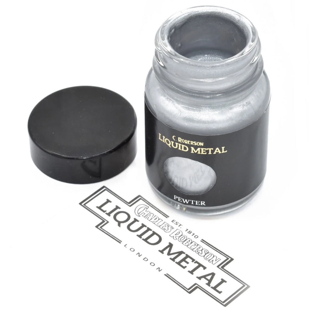 C. Roberson Pewter Liquid Metal Paint – 30ml
