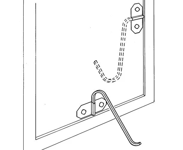 Press Fix Frame Stand Black pack Square Wire System Stand Photo Sockets – product image 2