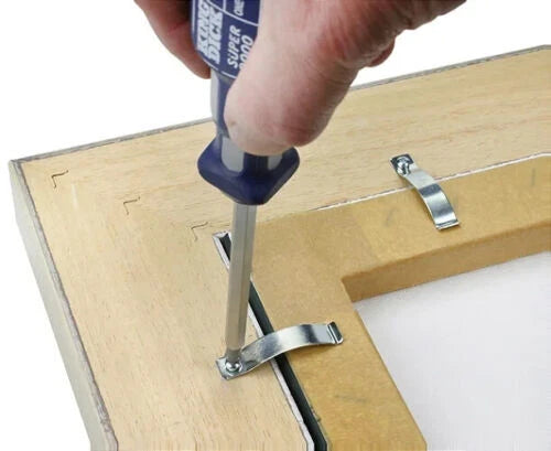 Small Spring Clips 27mm Zinc - Clip Frame stretched Canvas Photo Picture – product image 2