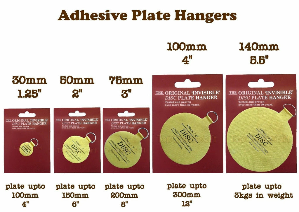 Disc Plate Hangers – Self-Adhesive Invisible Plate Hooks 30–140mm – product image 6