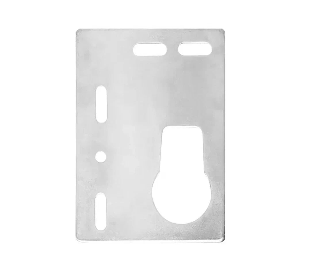 Picture hanging Hanger Frame Nickel Keyhole Plates FLAT + Wall Bezels × 2 Framing – product image 4