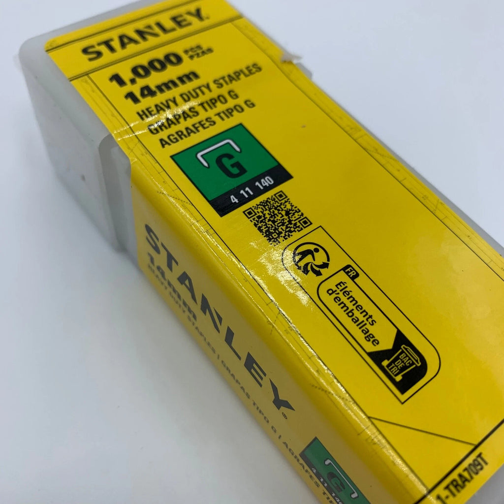 Stanley Staples 6mm 8mm 10mm 12mm 14mm Type G Heavy Duty Staple Gun Refills – product image 5