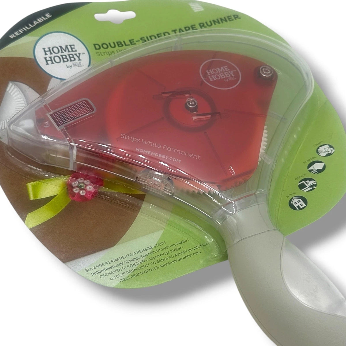 3L HomeHobby Double-Sided Tape Runner & Refills – 45m – product image 3