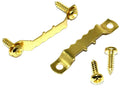 Saw Tooth Alligator Hangers 10 × 45mm Brass + Screws Picture Frame Canvas – product image 1