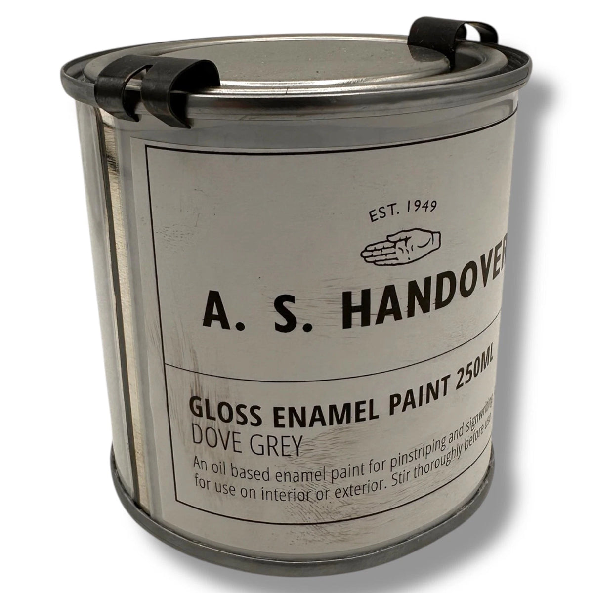 Enamel Paint Oil Based Dove Grey Handover Signwriting & Pinstriping - 250ml – product image 1