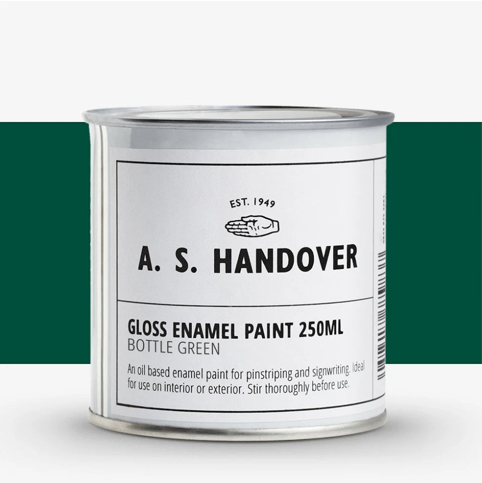 Enamel Paint Oil Based Bottle Green Handover Signwriting & Pinstriping - 250ml – product image 3