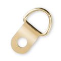 Brass Small D-Ring Picture Frame Hangers – No Screws