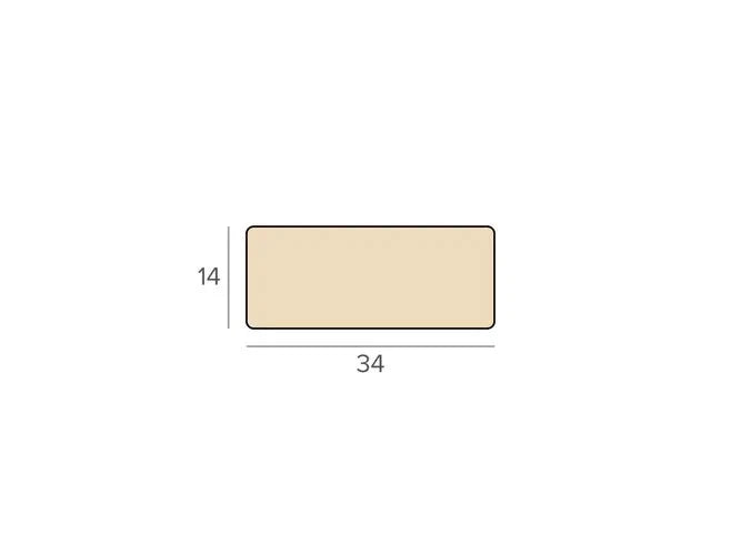 Canvas Brace Bars – 29–48", Fits 19 × 35mm Stretcher Bars – brace bar fitted inside a canvas frame