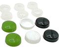Number Plate Fixings 6pcs Gloss Screw Ev Cover Cap Black White Green 10/12g – product image 1