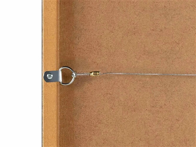 Picture Crimping Ferrules Brass 3.6mm for Frame Hanging Wire tie off end Crimper – product image 3
