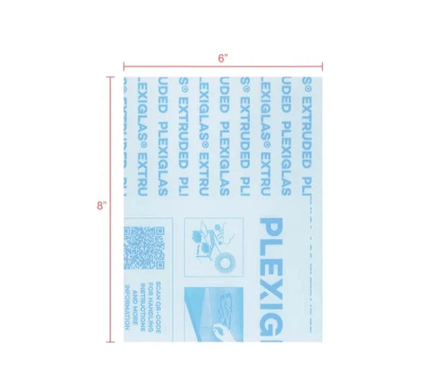 Clear 2mm Replacement Acrylic Glass – 6 × 8" (152 × 203mm) - image 6