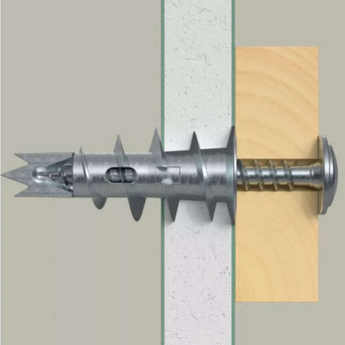 Metal Plasterboard Fixings Self Drill Cavity Wall Anchors Drywall Plugs Screws – product image 4