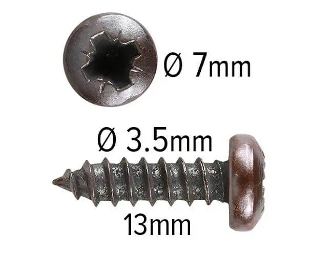 Bronze D-Ring Picture Hanging Kit – 200m Cord, 200 Rings & Screws – product image 3