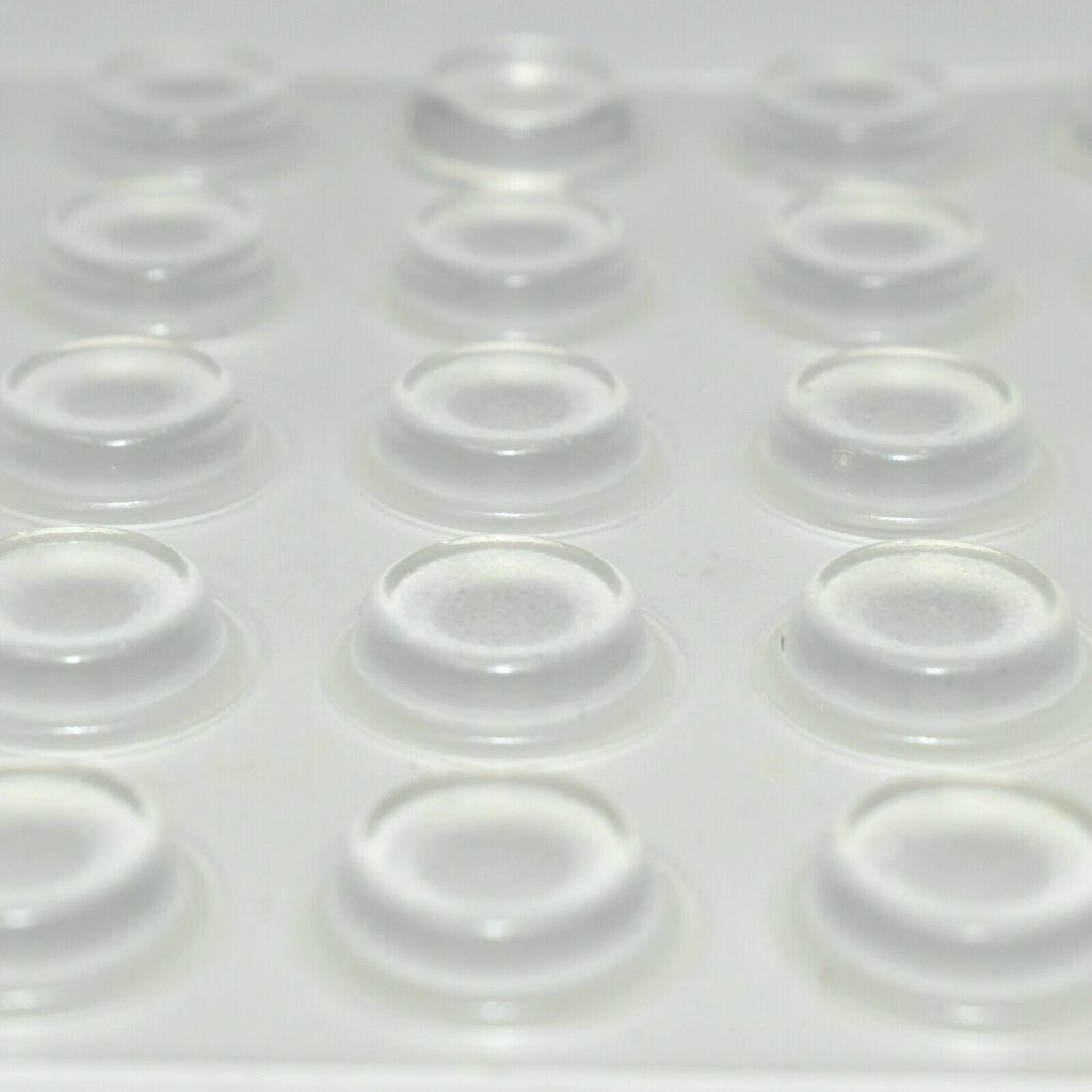 Stick On Glass Protective Pads 20pk 14mm × 4.5mm Domed Bumper Buffer Frames – product image 3