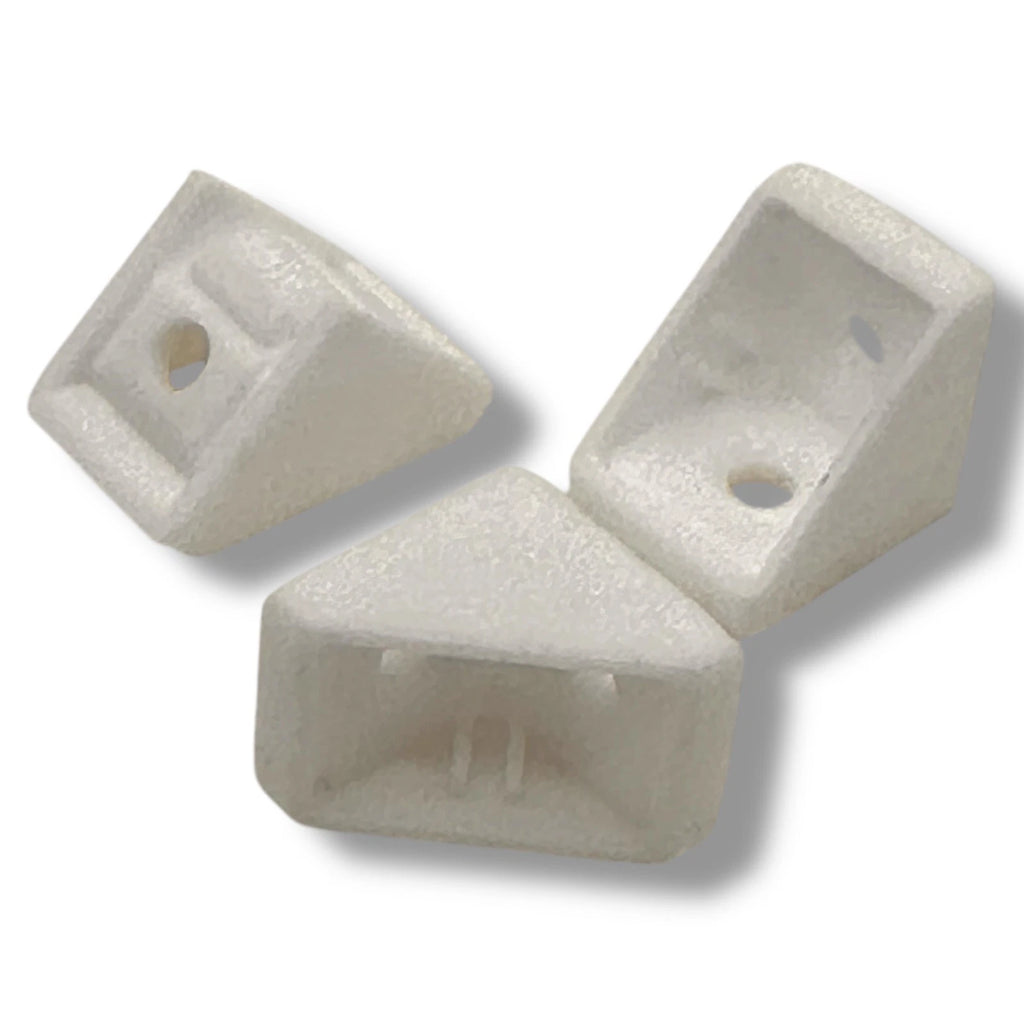 Campervan Corner Connector Blocks with Caps – White, 20 × 18mm - image 7