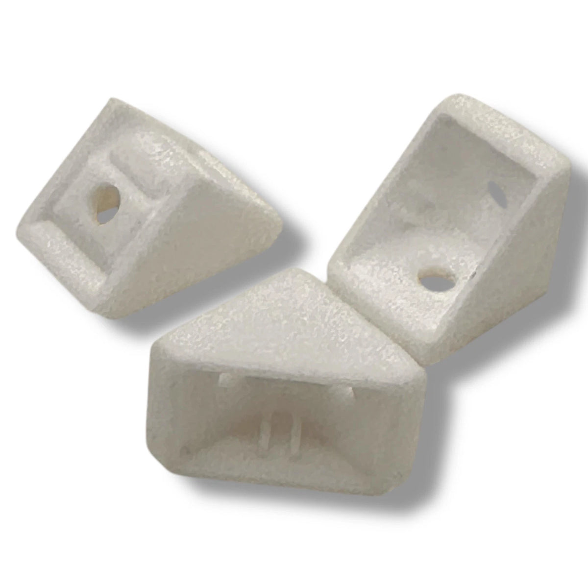 Campervan Corner Connector Blocks with Caps – White, 20 × 18mm - image 7