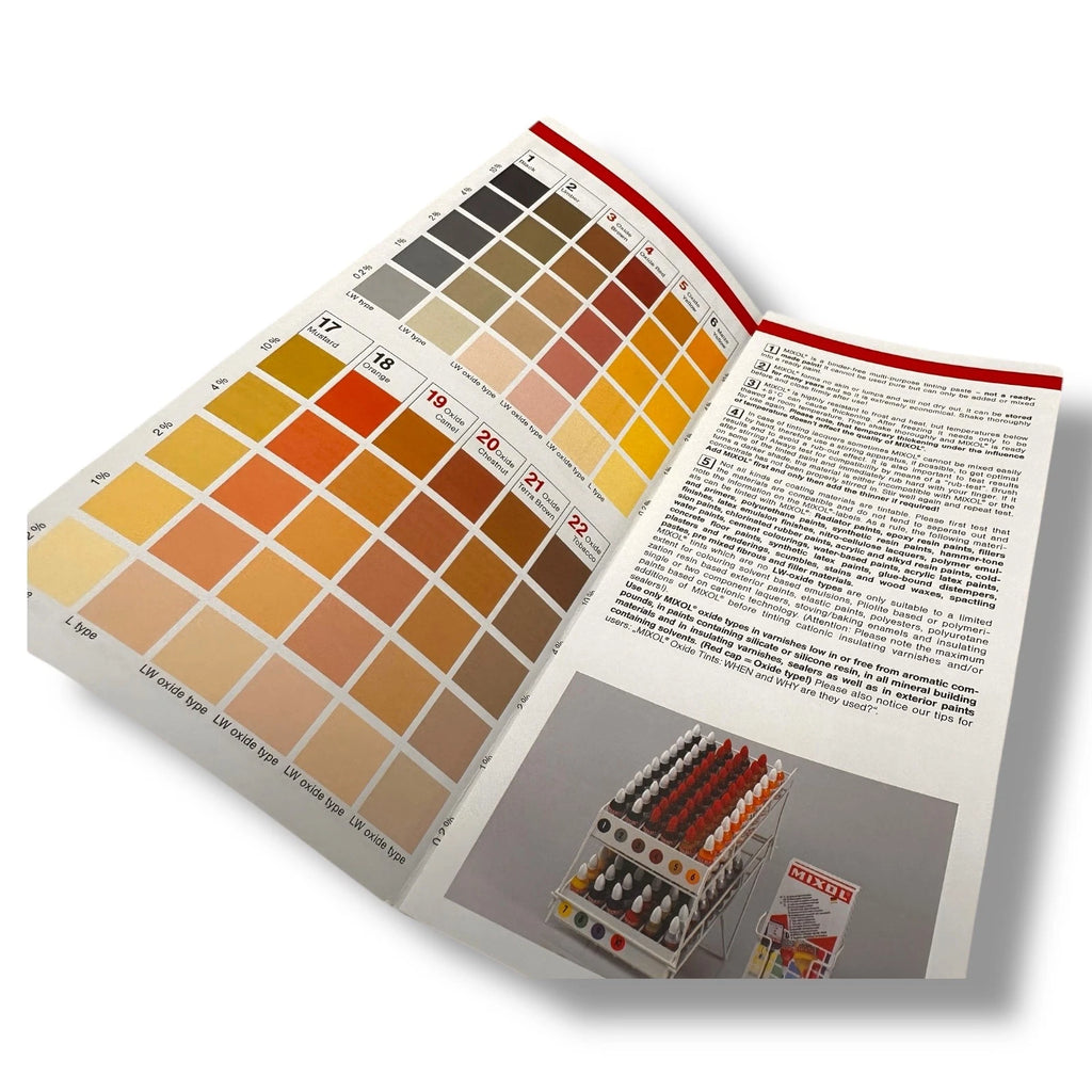 Mixol Universal Tinting Paste Colour Chart – product image 2