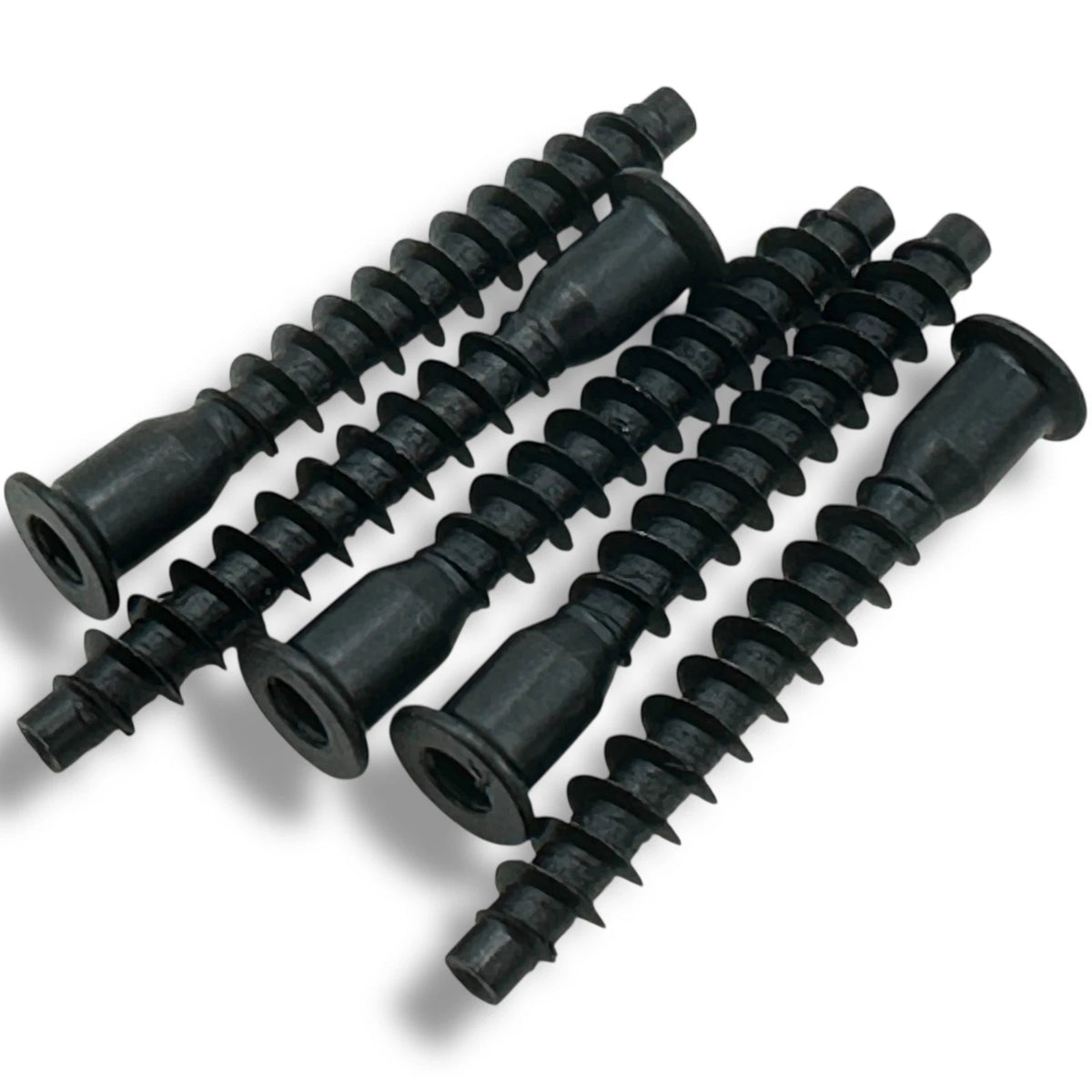Black Confirmat Screws M5 × 70mm Speakers Furniture Wood MDF Chipboard Häfele – product image 1