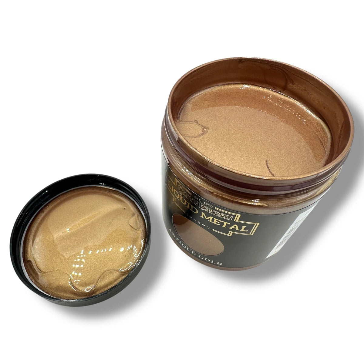 C. Roberson Antique Gold Liquid Metal Paint – 250ml – product image 3
