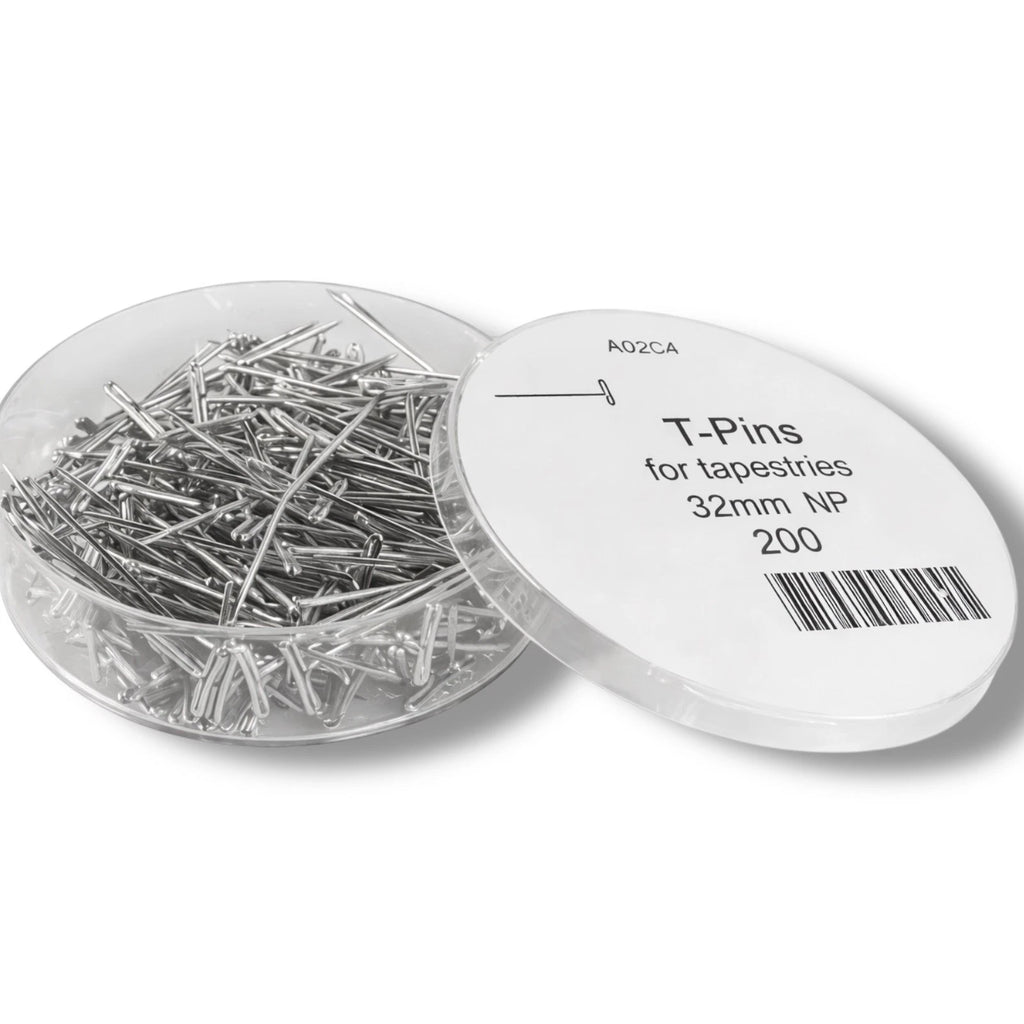 T Pins Stretching Tapestries 200 × 32mm Needlework Framing Steel Nickel tpin – product image 2