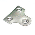 Nickel-Plated 3-Hole Mirror Plates – 19mm, Pack of 20