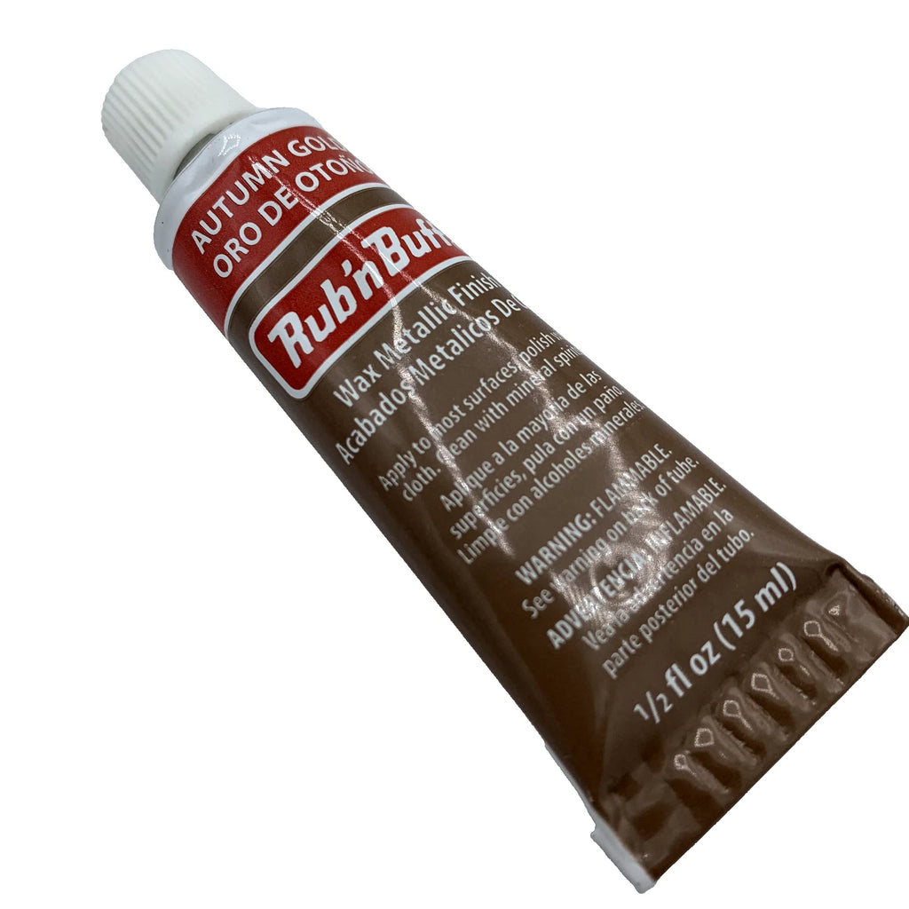 Rub n Buff Original Metallic Gilding Wax Autumn Gold Wood Frame Paste 15ml Amac – product image 1