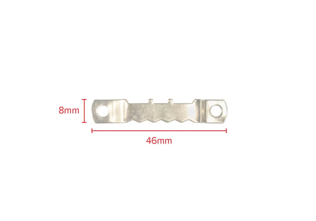 Sawtooth Picture Frame Hooks 45mm Brassed With Screws Canvas Hanging DIY Screw – product image 6