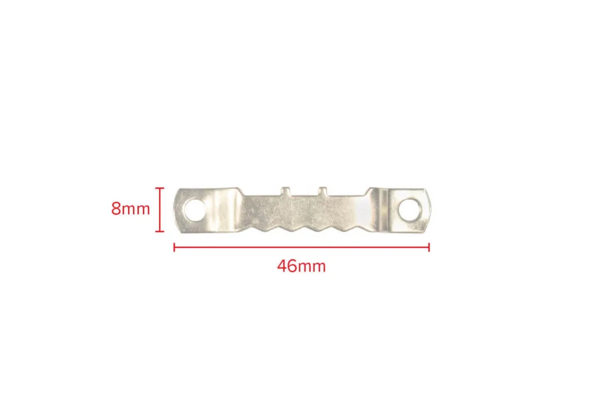 Sawtooth Picture Frame Hooks 45mm Brassed With Screws Canvas Hanging DIY Screw – product image 6