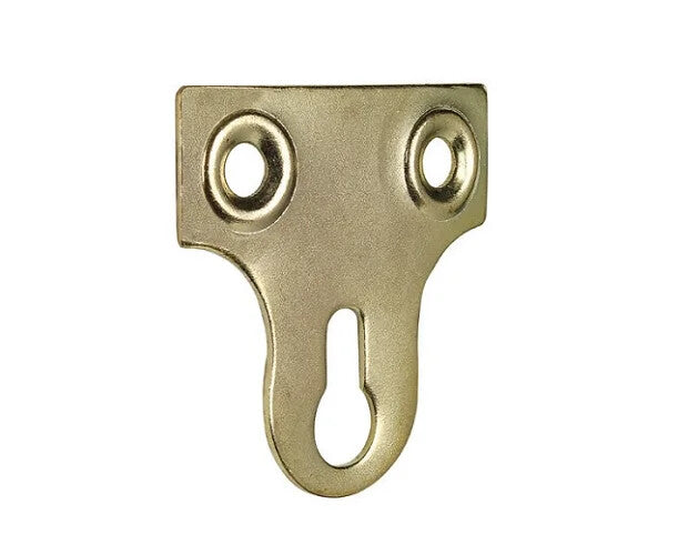 Brass-Plated Slotted Mirror Plates – 38mm – product detail 2