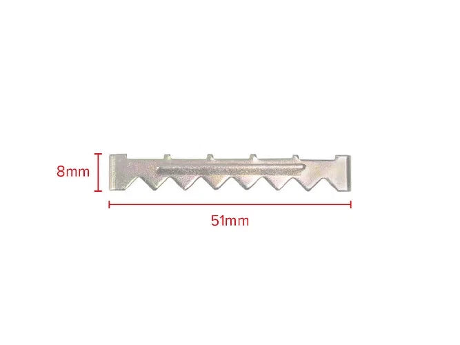 Sawtooth Picture Frame Hangers no-nail Self Fix Brass Plated Canvas Hanging 51mm – product image 2