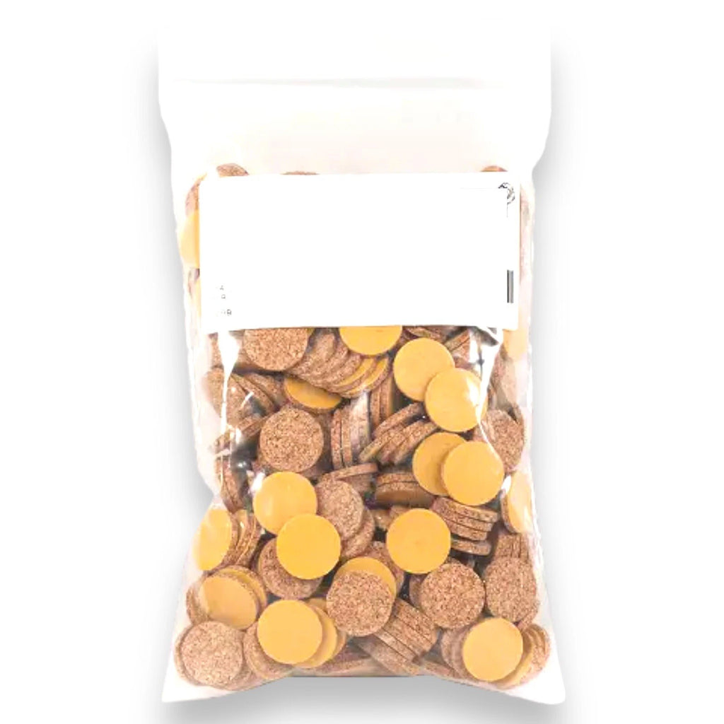 Cork Discs Self Adhesive 400 × 19mm 2mm Die Cut Natural picture framing furniture – product image 1