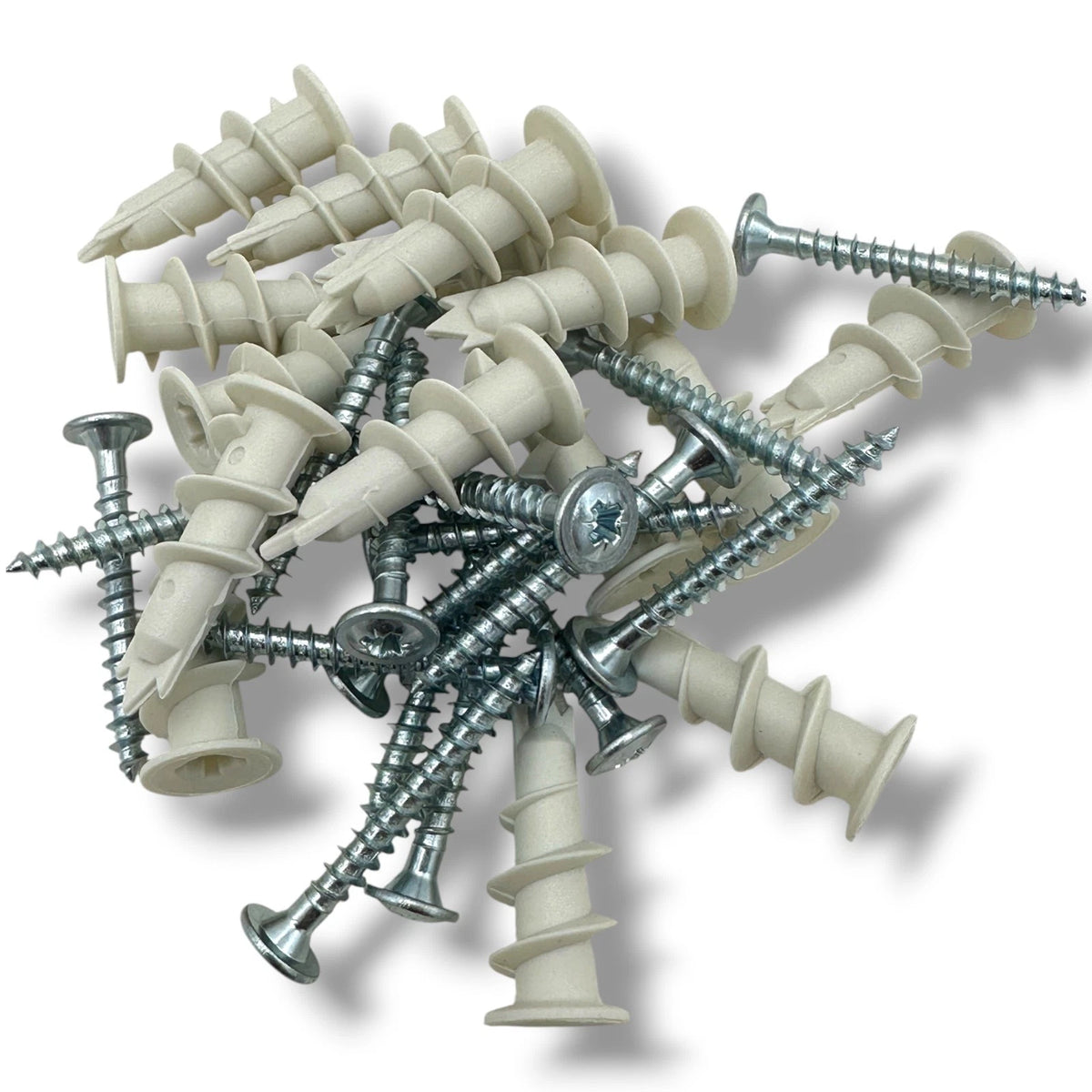 Plasterboard Nylon Fixings Self Drill Cavity Wall Speed Anchor Plugs And Screws – product image 1