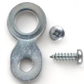 Nickel One-Piece D-Ring Picture Frame Hangers – with Screws