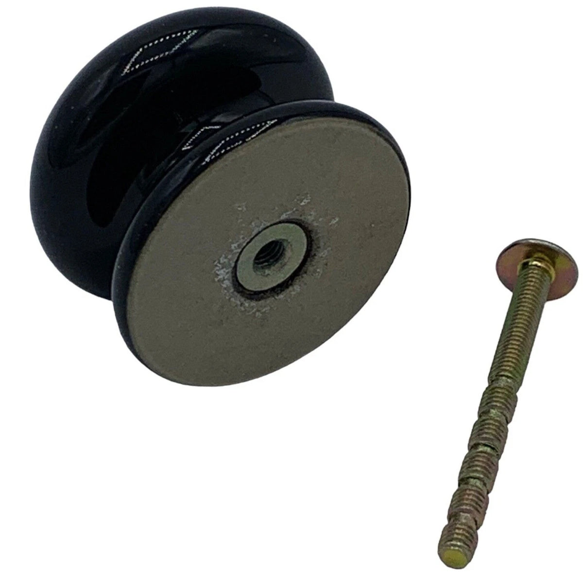 BLACK CERAMIC KNOBS 50mm DOOR 1-32 PACK Kitchen/Bedroom Drawer Pull Handles – product image 4