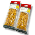 Plastic Screw Cover Caps Hinged 100 × Yellow Small To Fit Size 4g-9g Gauge – product image 1