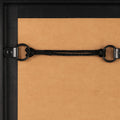 Black Picture Hanging Cord Kit – 10m Cord, 10 D-Rings & Screws – product image 1