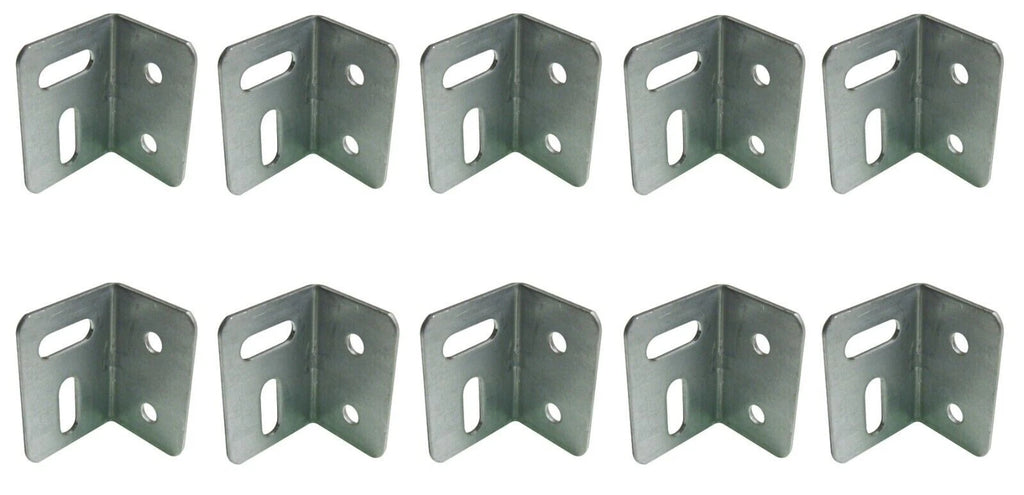 Häfele Angled Stretcher Brackets – 38 × 26.5 × 26.5mm, Pack of 10