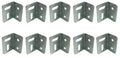 Häfele Angled Stretcher Brackets – 38 × 26.5 × 26.5mm, Pack of 10
