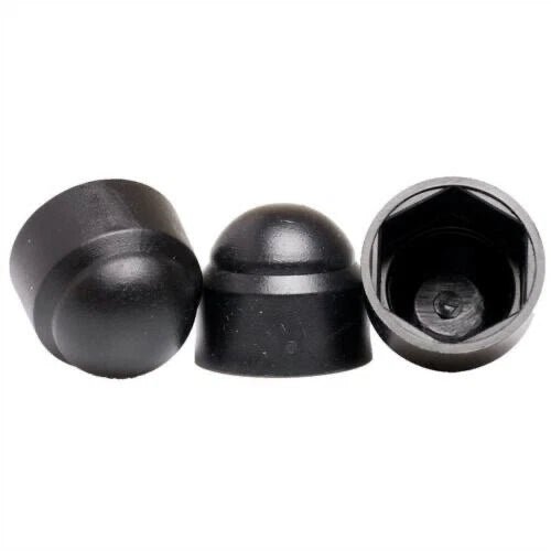 Dome Nut Cap Bolt M20 Black Plastic Safety Cover Protection Caps Covers Hex – product image 1