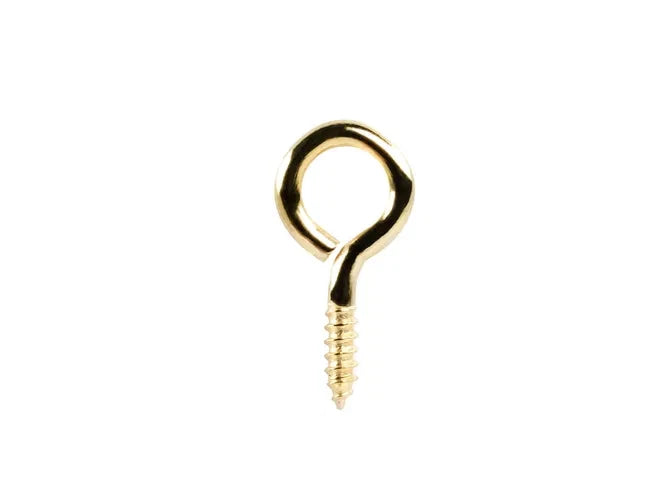 Screw Hooks Eyes Brass Eye Picture Frame Hanging 12 × 00 14 × 1 16 × 1 20 × 2 25 × 4 30 × 6 – product image 17