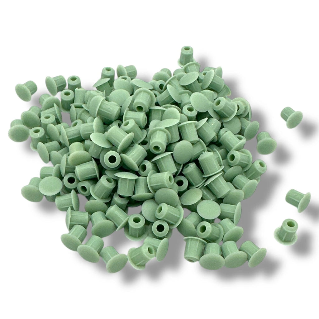 Pale Sage Green 5mm Holefix push-fit drill hole cover caps