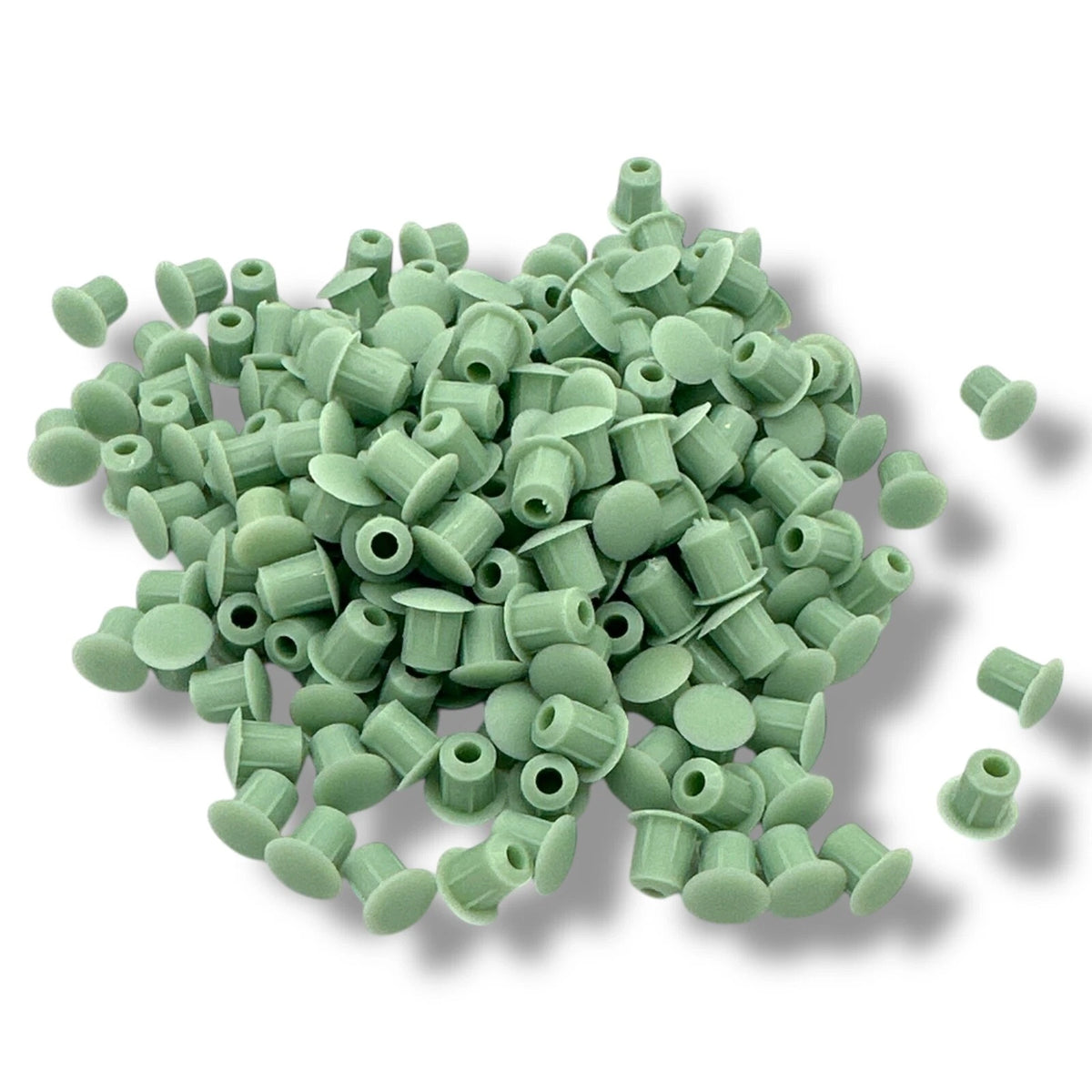 Pale Sage Green 5mm Holefix push-fit drill hole cover caps