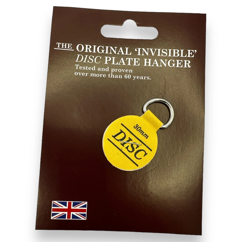 30mm Disc Plate Hangers – Self-Adhesive Invisible Hooks – product image 1