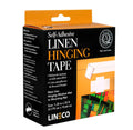 Lineco Self Adhesive Cloth Tape 32mm × 10m Archival pH Neutral White Hinging – product image 1