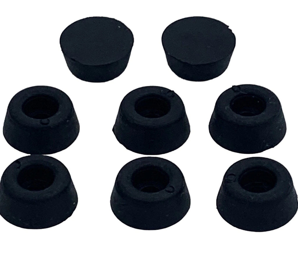 Rubber Toilet Seat Buffer 19mm Pads Pack SMALL Bathroom Round Stop Seat Black – product image 4
