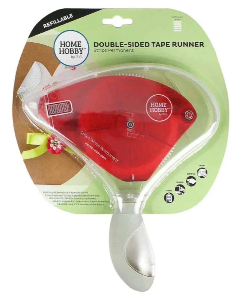 Grand Double-Sided Tape Dispenser – 45m Permanent Adhesive – product image 1