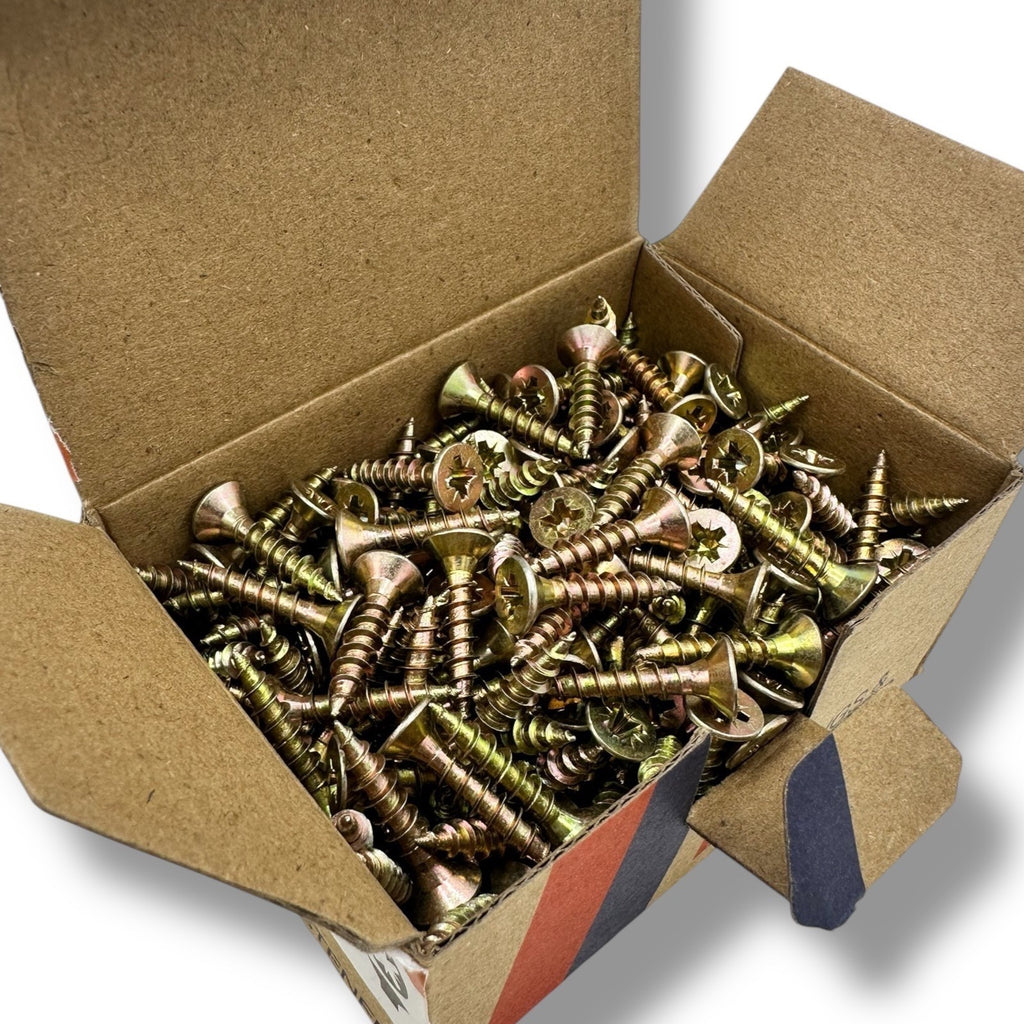 ForgeFix Yellow Zinc Wood Screw Assortment – 1,400 Pieces – product image 12