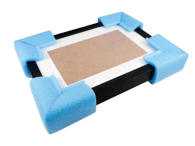Protective Picture Frame Corners Profile B 25-35mm Blue PE Foam Moving Storage – product image 5