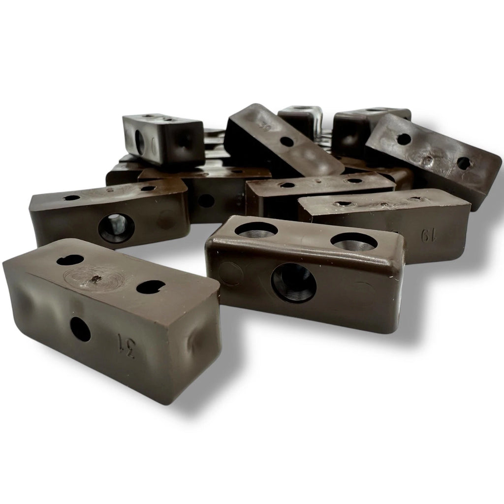 Modesty Mod Blocks Brown Kitchen Cabinet Cupboard Fixing Joint Connector Block – product image 2
